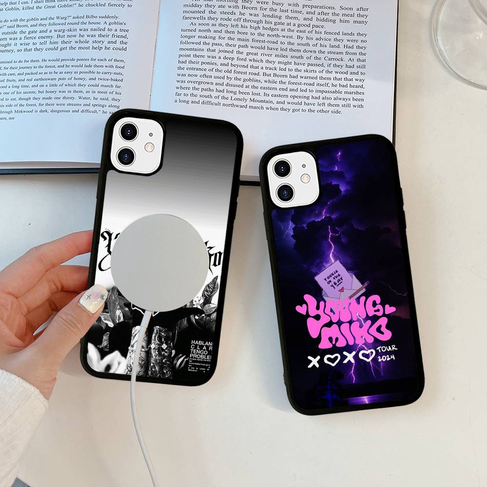Чехол для телефона певицы Young Miko Магнитный чехол для IPhone 17 16 14 13 12 11 15 Pro Max Plus Для Magsafe Беспроводная зарядка Чехол