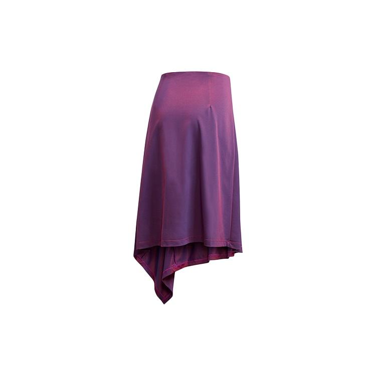 Adidas Originals Casual Long Skirts Women's Purple Thin Mid Length Other FU3767