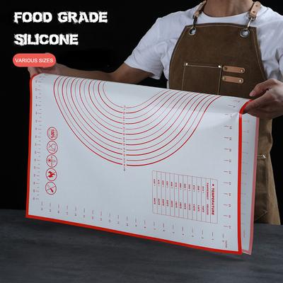 Большой силиконовый коврик для выпечки, раскаточный коврик для замеса теста, кухонные блины, тесто для пиццы, антипригарная сковорода, коврик для теста, размер 8