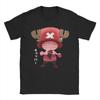 Cute Tony Tony Choppers T Shirts for Men Cotton Vintage TShirt Crew Neck Japanese Anime Tees Short Sleeve Clothing Gift Idea