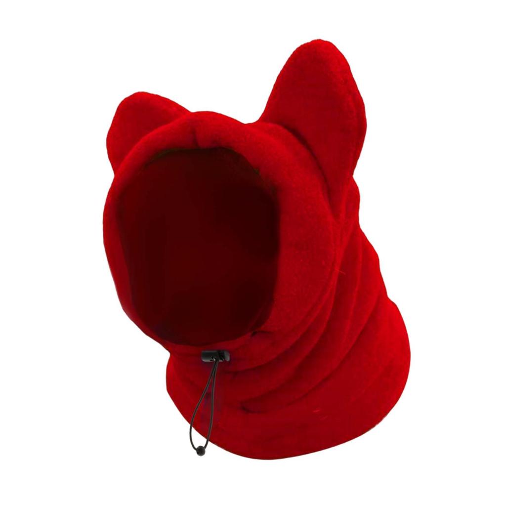 Hat Warm Windproof Hooded Ear Wrap Fleece Cap for Dogs