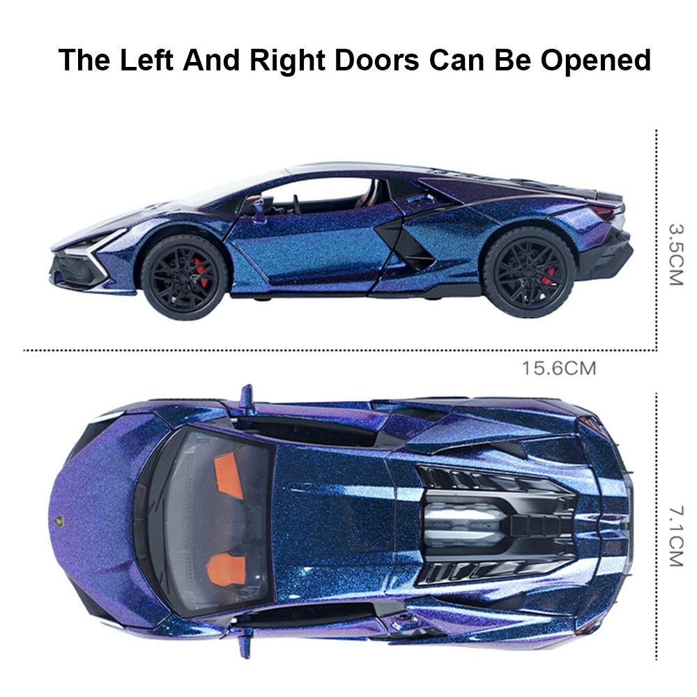 1/32 Металлическая модель автомобиля Aventador Игрушка Открывающиеся двери Транспортные средства Заднее колесо с функцией Pull Back Симуляторы Игрушки для Мальчиков Детские Подарки