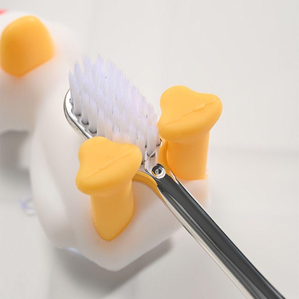 Милая подставка для зубных щеток 3D стойка для хранения креативность утка держатель для зубных щеток