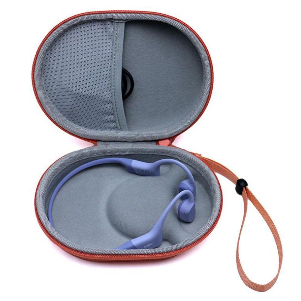 Shockproof Bone Conduction Headphone Box EVA Headphone Protective Bag Earphone Storage Bag Travel