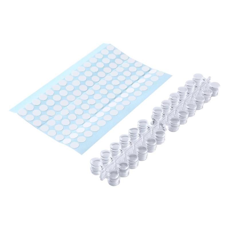 Акриловый УФ-гель-лак для дизайна ногтей, бутылка, цветной дисплей, накладные ногти с двусторонними наклейками, 120 шт., круглая раскраска, палитра накладных кончиков