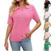 Shirts For Women Tees Blouses Short Sleeve Casual Basic Button Tops Pullover Spring