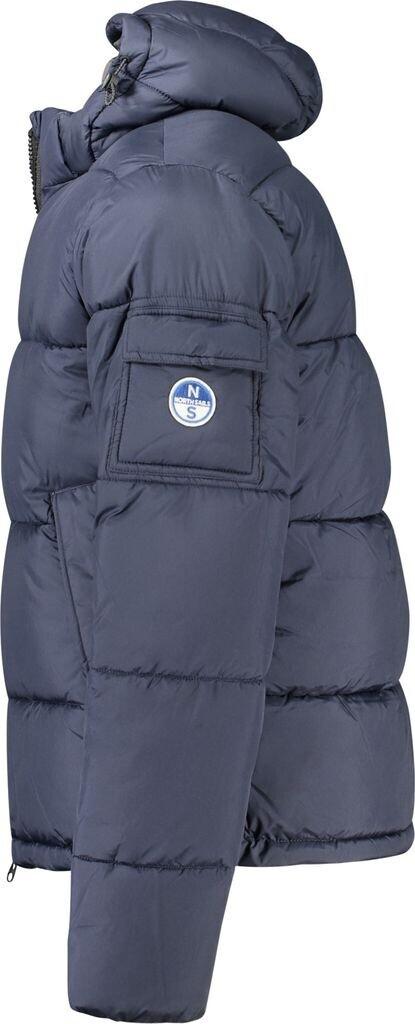 Winter Jacket North Sails Quilted Jacket Men's Stand-up Collar Blue Black