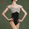 Mesh Dance Costume Short Sleeve Gymnastic Clothes Girls Ballet Dress  Ballet Practice