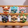 New Pokémon Figures Eevee Cartoon Keychain Cute Elf Ball Doll Male Female couple Backpack Pendant Accessorie Decoration Toy Gift