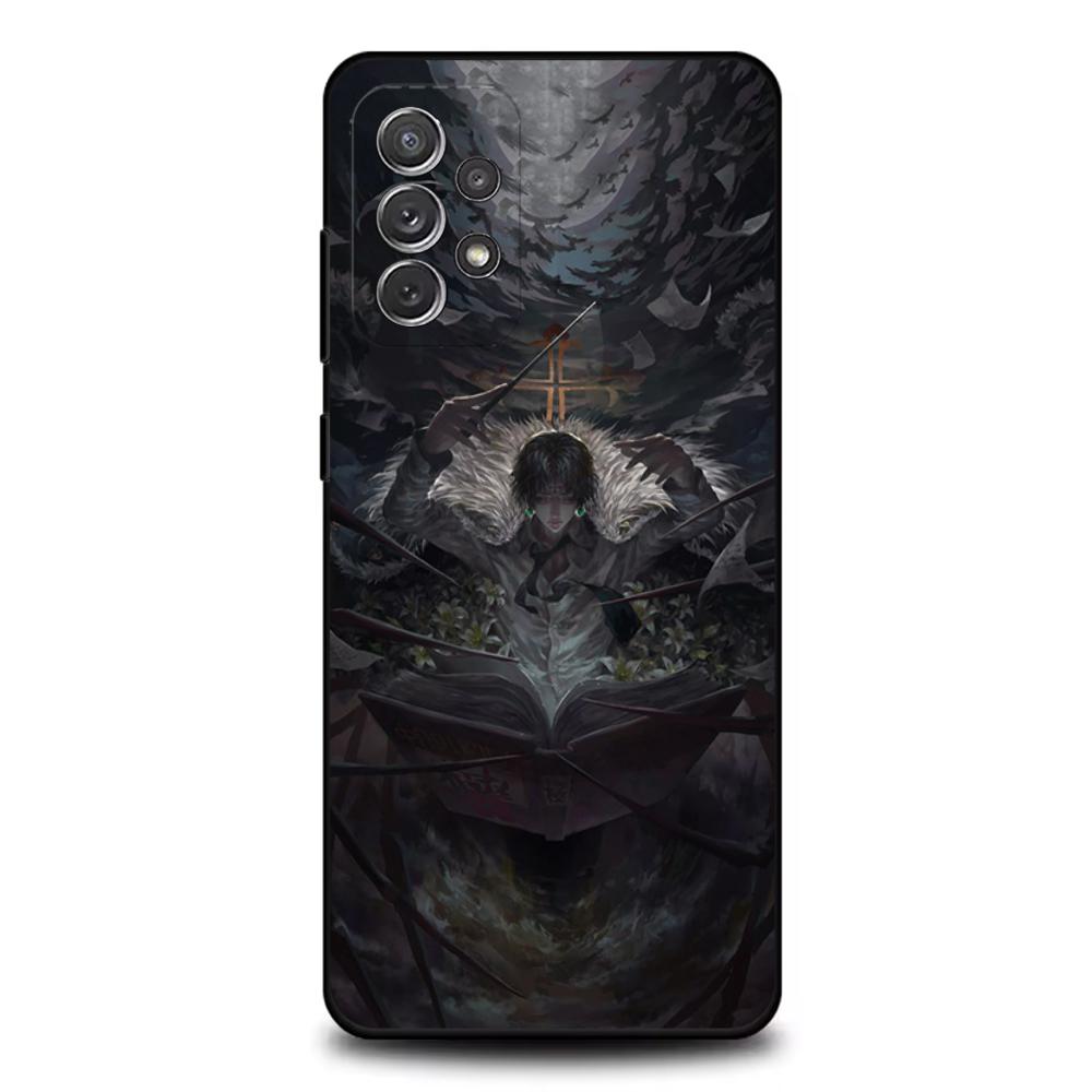 Чехол для телефона C- Chrollo L-Lucilfer для Samsung S25, S24, S21, S22, S23, S30, Ultra, S20, Plus, Fe, Lite, Note, 10, 9, 5G Черная крышка