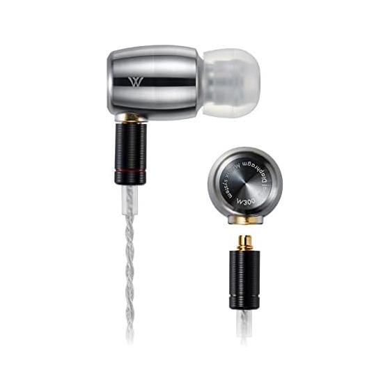 Radius radius HP-W300 Серия Dobrube Корпус из титанового сплава Наушники, совместимые с высоким разрешением: Совместим с высококачественным сменным кабелем MMCX