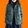Quilted Padded Black Duck Down Female Coats Red Women's Jackets Thick Padding Korean Popular Clothes Lightweight Fashion