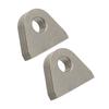 2pcs Shackle Mount Heavy Duty 1 Inch Thick Steel Weld On Shackle Clevis Mounts for Tractors