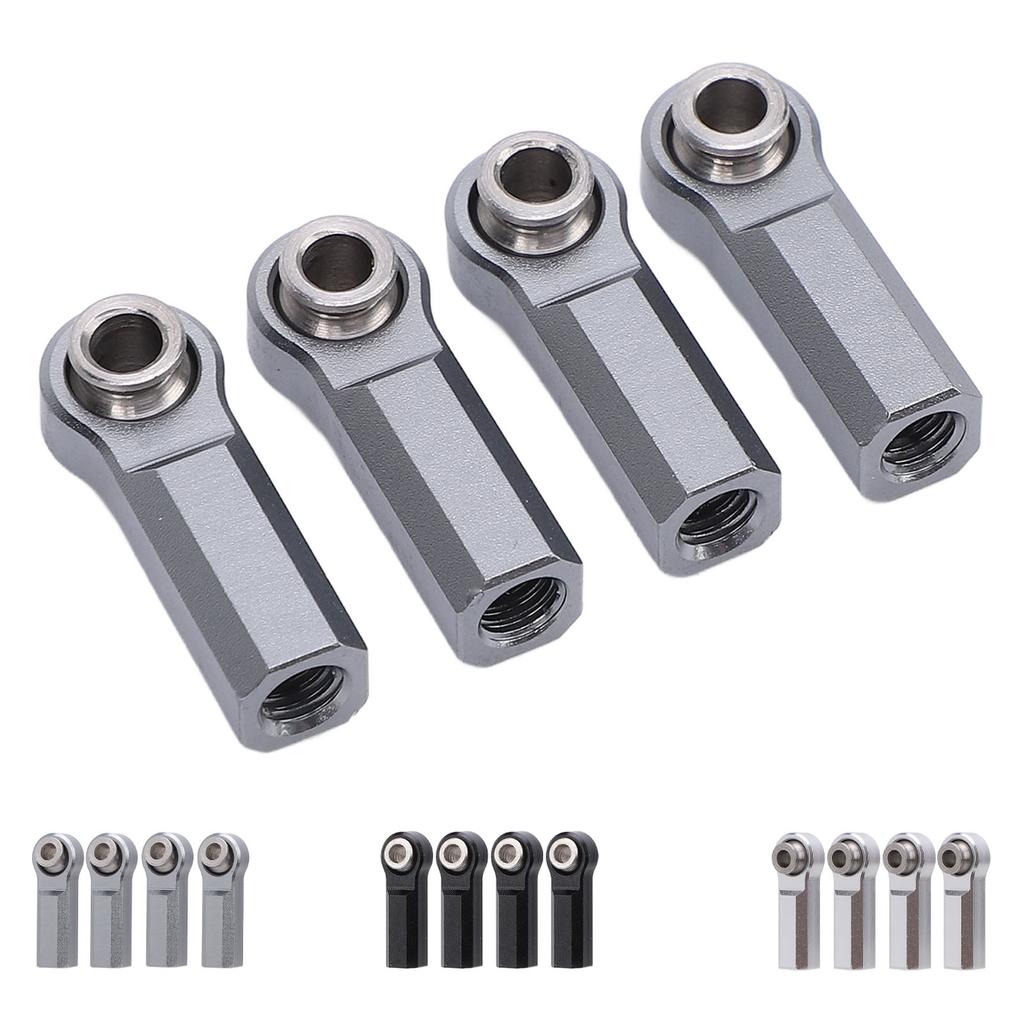4PCS Metal Ball Joint Alloy for 1/10 Model Car 7.0mm Diameter M4 Thread RC Car Ball Joint 4 Straight