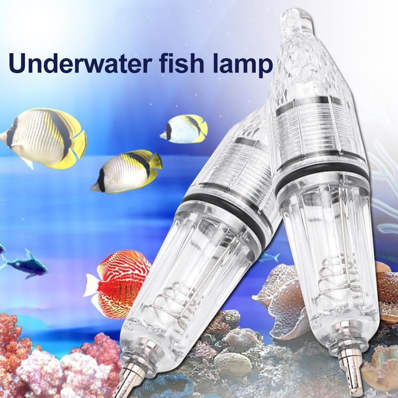 10X Deep Drop Led Fishing Light Underwater Lamp Lures Swimbait Waterproof For Submersible Red White Blue Green Battery Operated