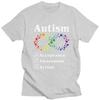 Men Autism Acceptance Awareness Action T Shirt Summer Short Sleeve 100 Cotton Tshirt Casual Creative Graphics Tees Shirt