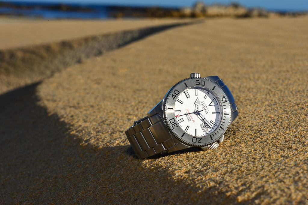 Davosa Automatic Argonautic 30 ATM Water Silver Diver's Watch, BG, Resistant, 161.528.10, Men's,