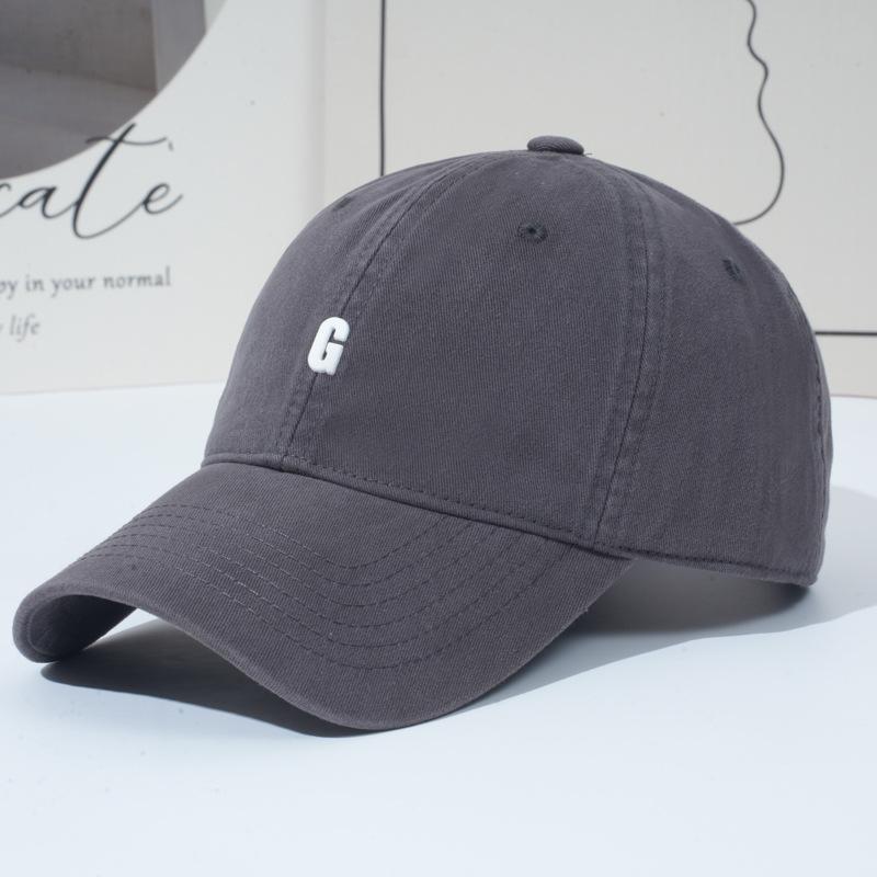 Шляпа Женская Мягкий Верх Буква Бейсболка Универсальная Увеличенная Углубленная Кепка от Солнца Солнцезащитная Кепка