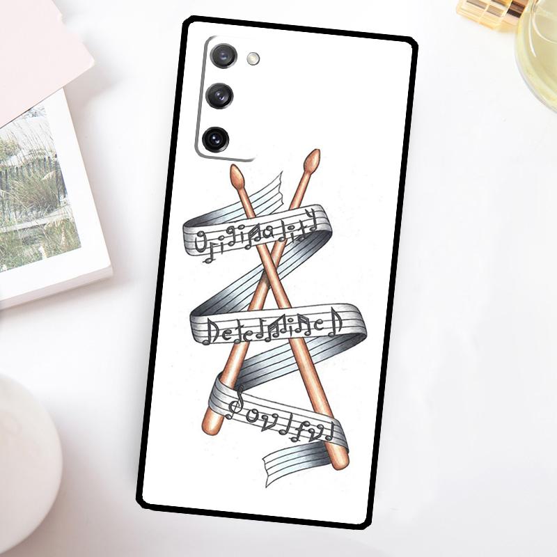 Чехол для телефона Samsung Galaxy S24 S23 S22 Ultra S21 S20 FE Note 10 Plus Note 20 S8 S9 S10 с рисунком барабана