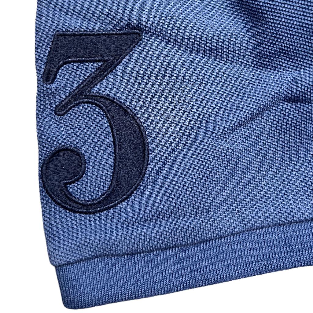 Polo Ralph Lauren Solid Color Big Pony Logo Embroidered Short Sleeve Polo Shirt Men Tops Royal-Blue 710697457-066