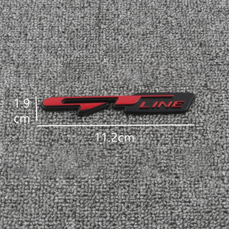 AABIW1 Car Front Grill Emblem Sticker Accessories For For Kia GT-Line Sportage Ceed Rio Picanto Sorento Soul Cerato Venga Forte K9 Cade