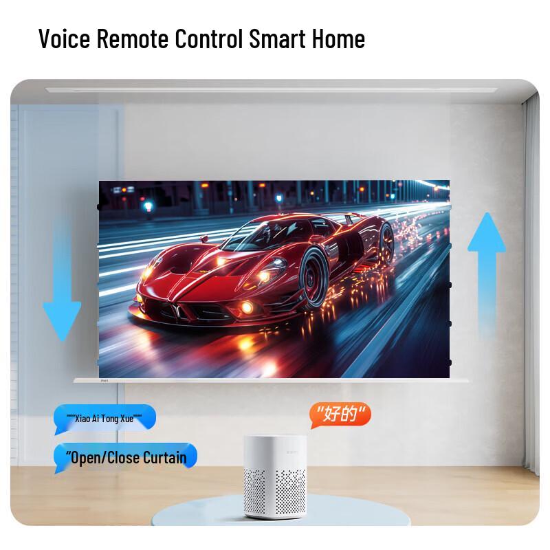 IN&VI THL-3 Embedded Motorized Ceiling Projection Screen with Hidden Audio