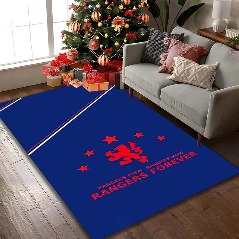 1pc Rangers FC Carpet for Room Floor Mat, Comfortable Office Chair Printed Area Rug, Beautiful Hotel Rug
