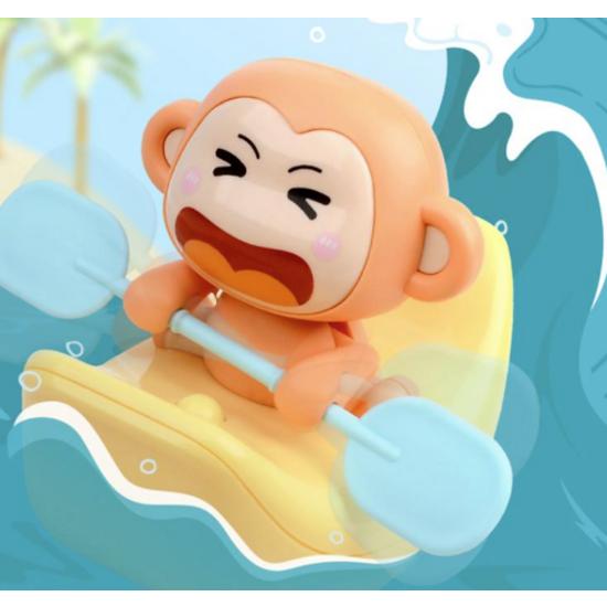 Let's Toy Monkey Banana Boat Bath Toy, Korean Bath Toys