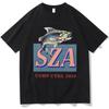 SZA Camp Ctrl 2018 футболка с рисунком модный стиль хип-хоп свободные футболки с коротким рукавом хлопковая повседневная женская футболка унисекс уличная одежда