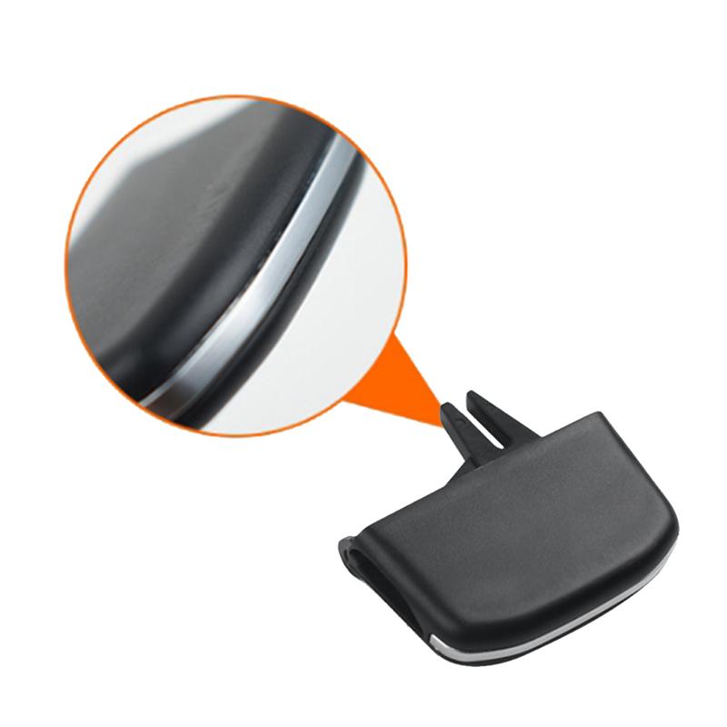A03E-Car Dashboard Middle Long A/C Vent Outlet Tab Clip Repair Kit For Volvo S60 2011- Air Vent Adjustment Buckle
