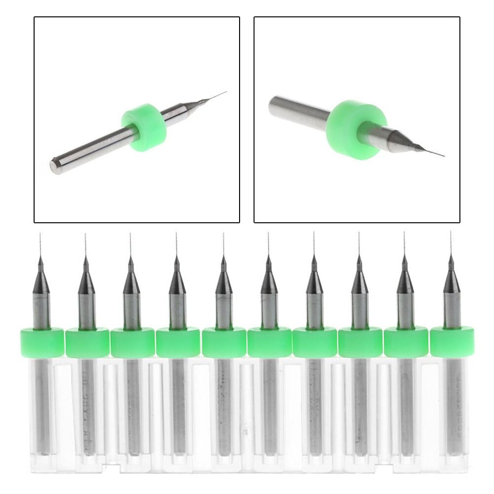 Для печатных плат с ЧПУ сплав вольфрамовая сталь карбид сверла 0.1мм-1.0мм мини PCB сверло