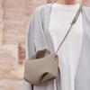 Number11 Women's Dumpling Crossbody Bag - French Design, Textured Cowhide
