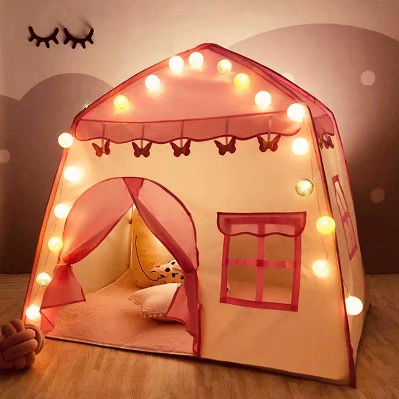 Портативный детский игрушечный домик, детская домашняя палатка принцессы для девочек и мальчиков, домашний складной игровой домик