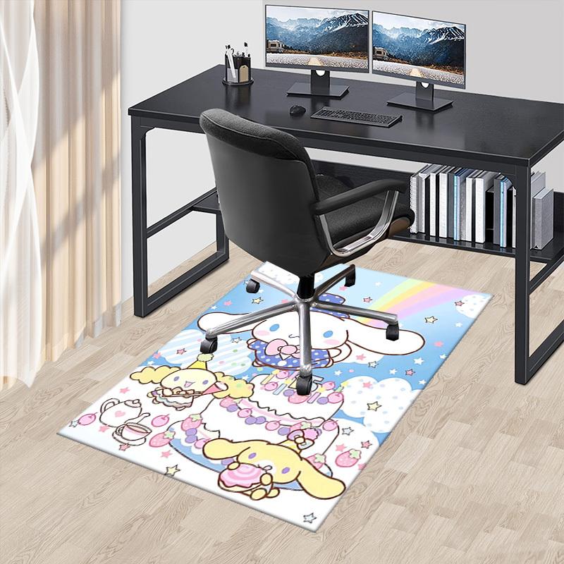 Anime Cartoon Design Chair Mat - Non-Slip Carpet for Office, Home Decor, Living Room, Bedroom, Game Room & Dormitory (Festival Gift).E043