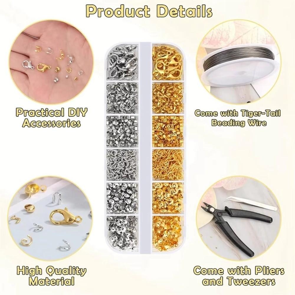 DIY Jewelry Making Supplies Kit Wire Guard Jewelry Accessories Set Beading Supplies