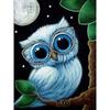 DIY 5D Diamond Painting Full Round Drill Diamond Mosaic Owl Cartoon Diamond Embroidery Animal Picture of Rhinestones Home Decor