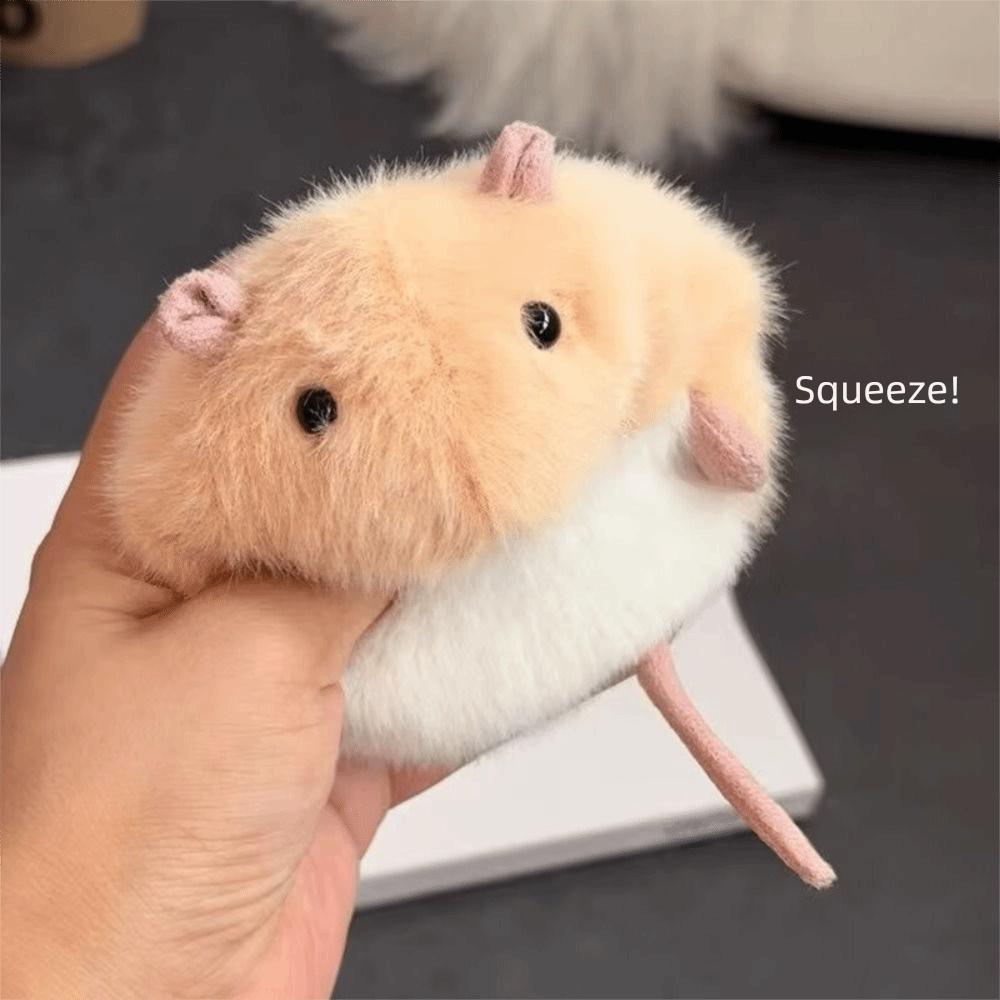 Kawaii/Adorable Design Plush Hamster Toy Bean Bag Filled Stress Relief Squeeze Toy Stress Relief