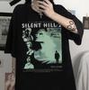 Футболка Silent Hill 2 Винтажная 90-е Стиль Бутлег Голова-Пирамида Футболка Ретро Хоррор Геймерская Футболка Одежда Графика Короткий Рукав Унисекс
