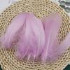 50Pcs Color Full Soft Big Floating Feather Goose Feather Diy Color Feather Headdress Craft Decorative Material