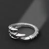Chinese Style Dragon Claw Ring Retro Old Men's and Women's Domineering and Rich Personality Trend Index Finger Ring Jewelry