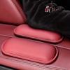 Car Arm Rest Elbow Pads Elbow Leg Support Cushion Car Knee Cushion Soft Leather Elbow Rest Pillow For Car