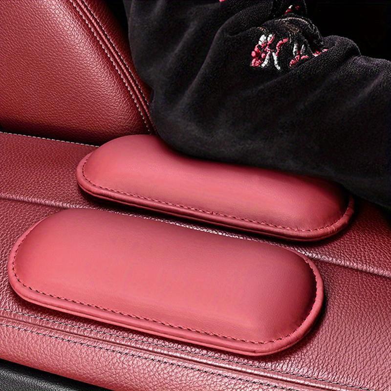 Car Arm Rest Elbow Pads Elbow Leg Support Cushion Car Knee Cushion Soft Leather Elbow Rest Pillow For Car