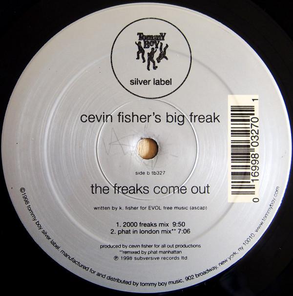 12-дюймовая пластинка CEVIN FISHERS BIG FREAK The Freaks Come Out TB327 Tommy Boy Silve 1998 США Танцевальная Электроника Б/у