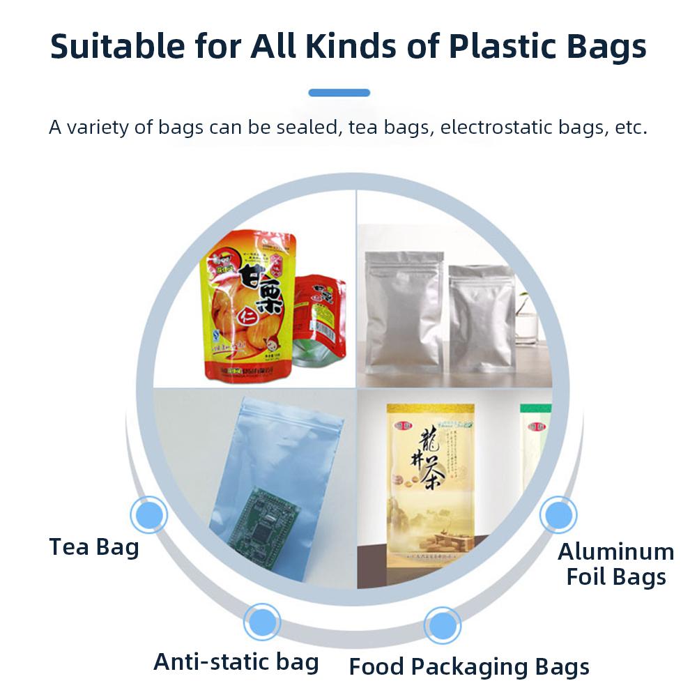 Электрический запайщик пластиковой пленки для пищевой упаковки, запайщик с постоянным нагревом, автоматический роликовый запайщик с контролем температуры