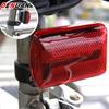 Красный задний фонарь для велосипеда с 5 светодиодами, мигающий, с питанием от батареек типа АА, для ночной езды на велосипеде, красные предупреждающие лампы