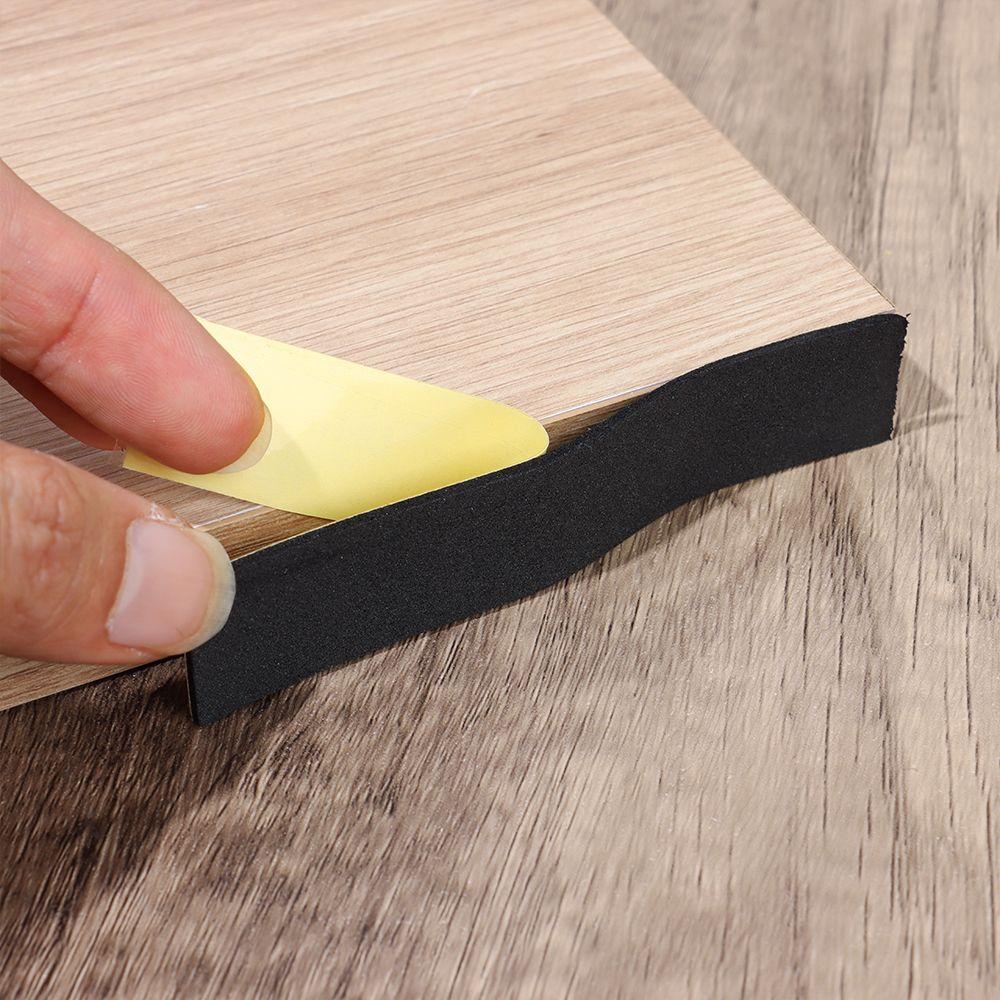 Weather Stripping Waterproof Foam Sponge Single Sided Adhesive Rubber Strip Tape Seal Strip