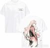 DARLING in the FRANXX Футболка личность Одежда Новая модель Аниме Футболка Круглогодичная одежда Большой размер Унисекс Уличная одежда Модная Для пар