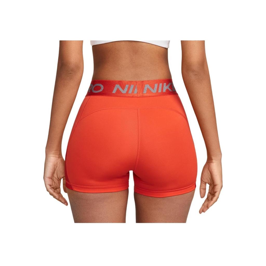 Nike Pro Shine Dri-FIT Удобные Облегающие Универсальные Шорты Миди для Спорта Женские шорты Оранжевый FB5586-633