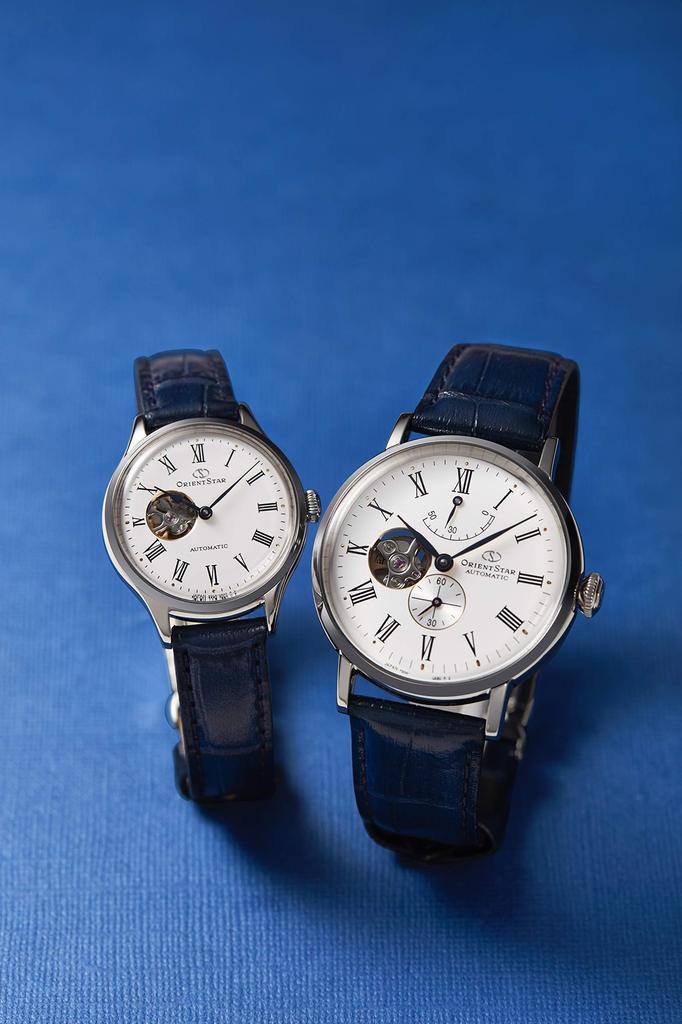 ORIENT STAR Автоматические часы Классические механические Сделано в Японии 2 года внутренней гарантии Открытое сердце Белый Серебряный [Orient Star] Полускелетон