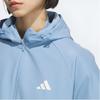 adidas Женская куртка с капюшоном на молнии, с длинным рукавом, с логотипом KC0087